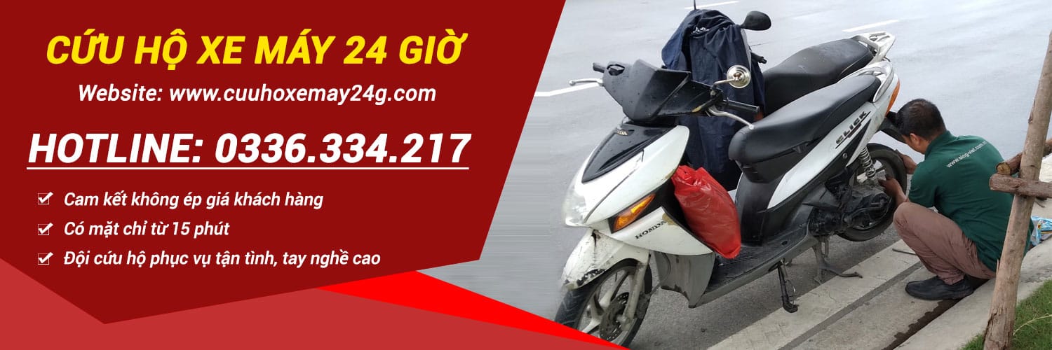 cứu hộ xe máy chết máy giữa đường tại Hà Nội