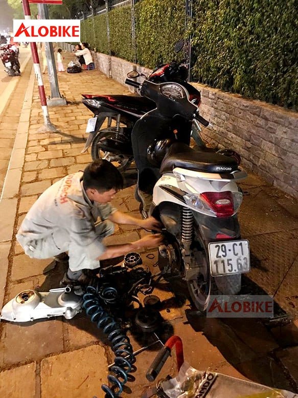 Xe máy không nổ – Cứu hộ 24/7 tận nơi cuu ho xe may 3