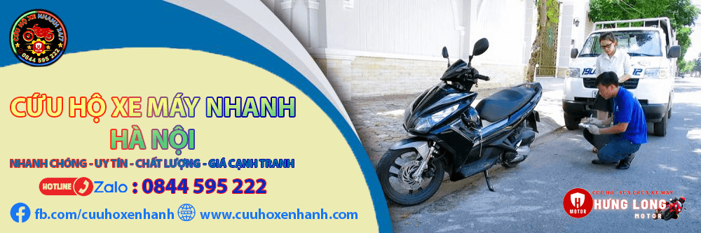 Cứu hộ xe máy giá rẻ Hà Nội – Chất lượng, không lo phát sinh cứu hộ xe máy Hà Nội