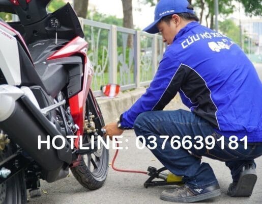 cuu ho xe may khu cong nghiep vsip 1