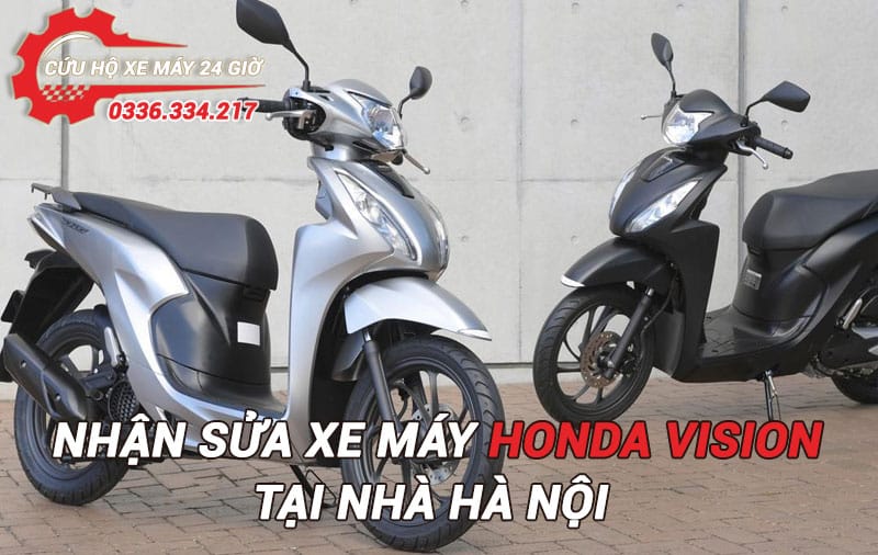 cứu hộ xe máy Vision Hà Nội